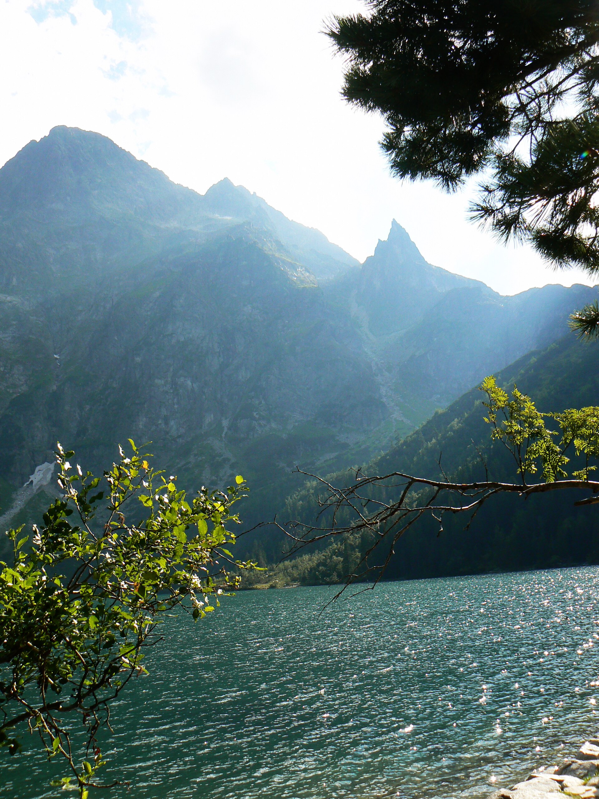 Morskie Oko, Mnich, Cubryna i Mięguszowiecki Szczyt Wielki.